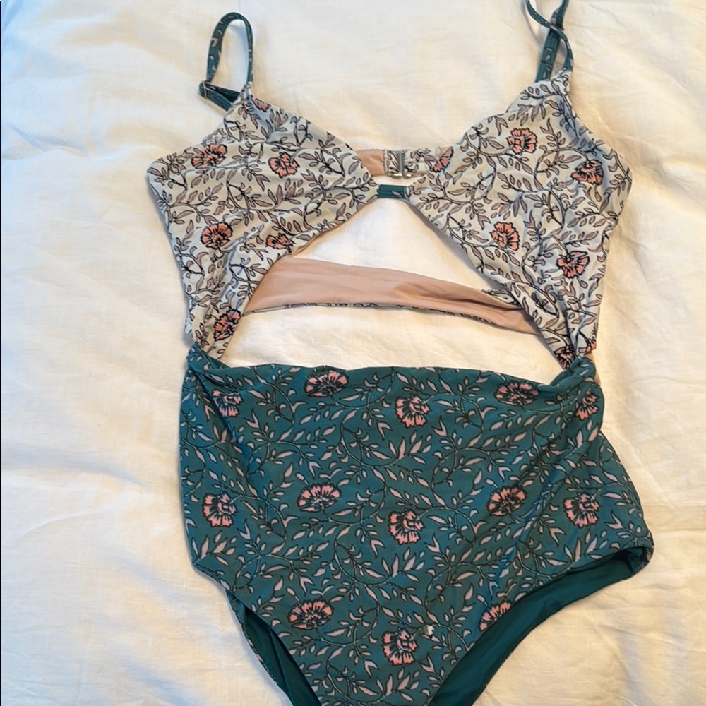 Floral Cutout Swimsuit